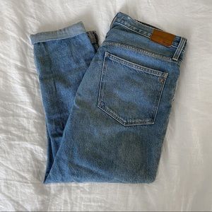 Madewell Mom Jeans in Melva Wash, Sz 31 *LIKE NEW*